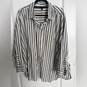 Torrid Drop-Shoulder Button-Down Shirt